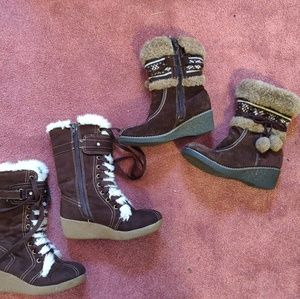 Lot of girl's winter boots